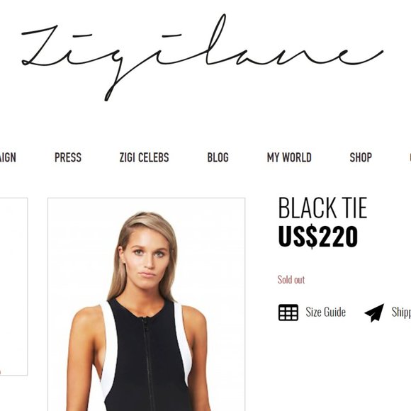 NWOT Zigilane One Piece Bathing Suit - Picture 6 of 9